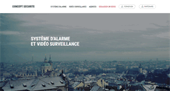 Desktop Screenshot of concept-securite.fr